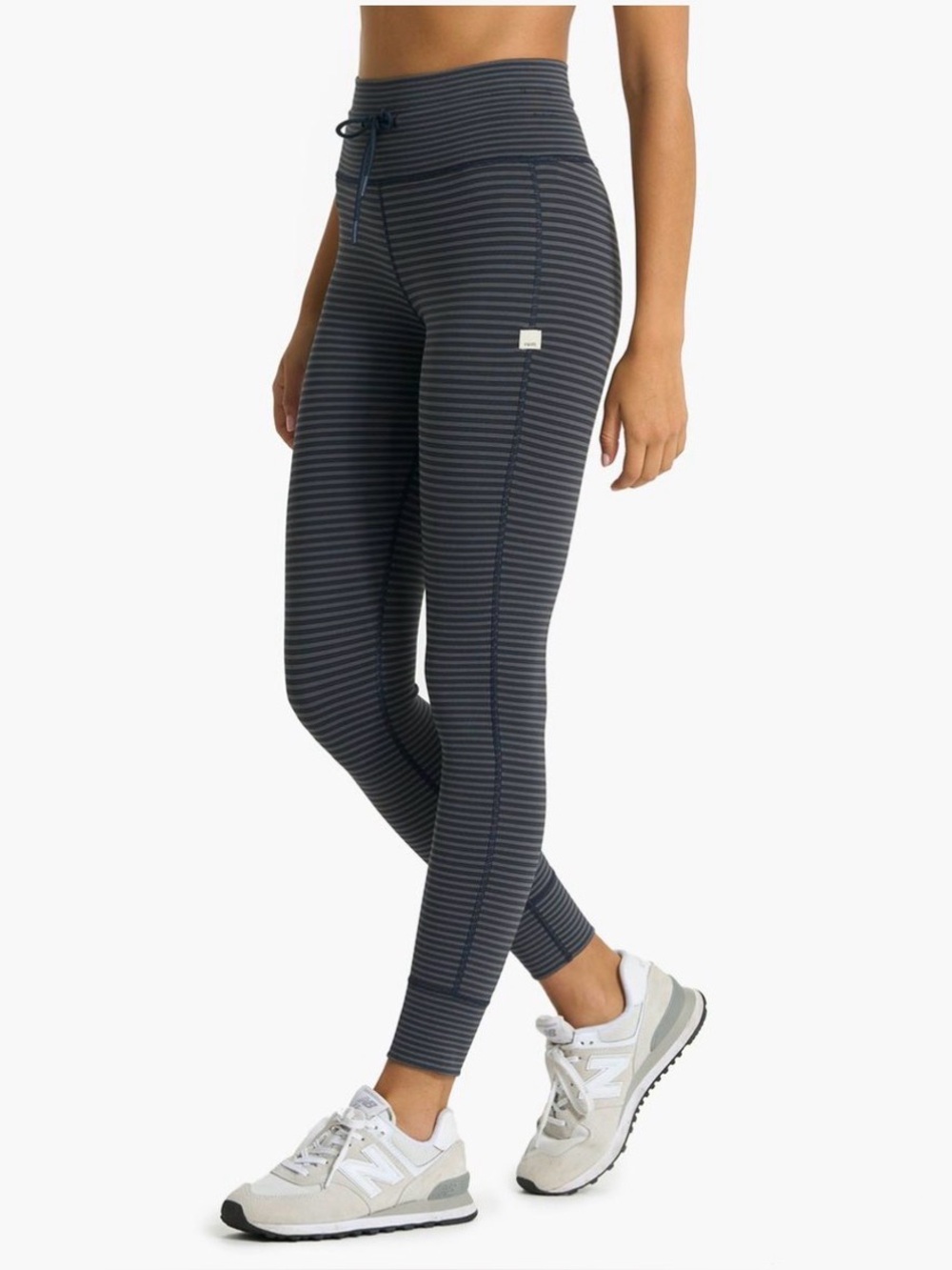 Vouri Stripe Daily Legging in Ink Stripe Size Medium